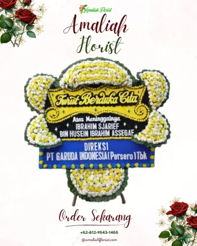 Papan Bunga Duka di Swasana Wedding K-link Tower